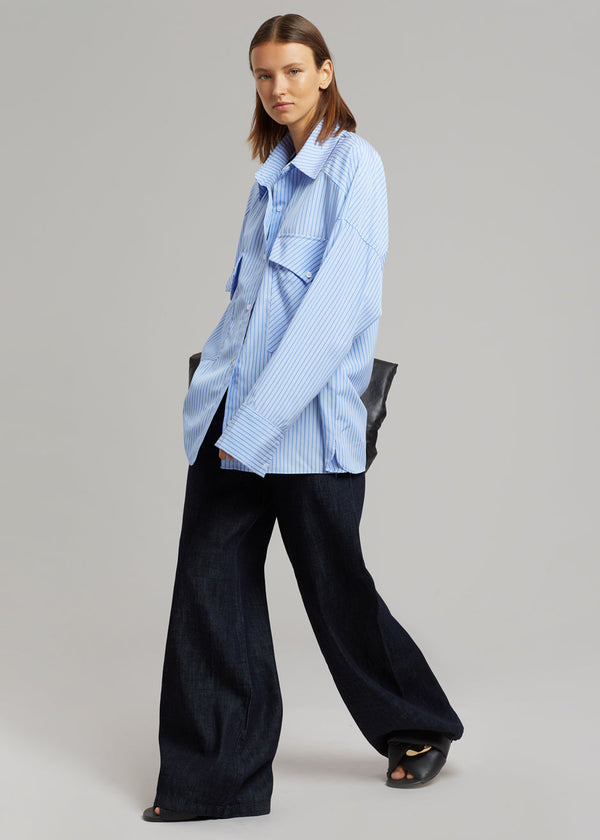 THE FRANKIE SHOP Orson Pocket Shirt - One Size