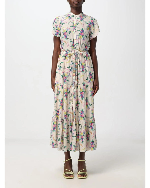 ZADIG & VOLTAIRE Razy Floral Print Midi Dress - Soft Bouquet SzS