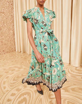 ULLA JOHNSON Ottilie Dress - Seafoam US4 NZ8