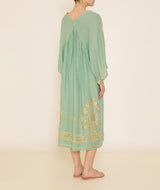 GREEK ARCHAIC KORI Kaftan Dress - Green SzM