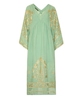GREEK ARCHAIC KORI Kaftan Dress - Green SzM