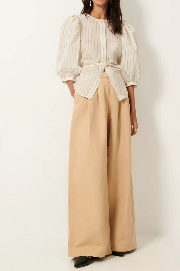 SESSUN Georgia Shirt - Sandcream SzL