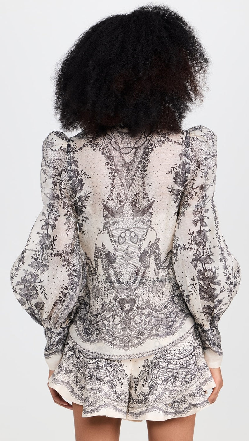 ZIMMERMANN Crush Shirt - Sz3 NZL